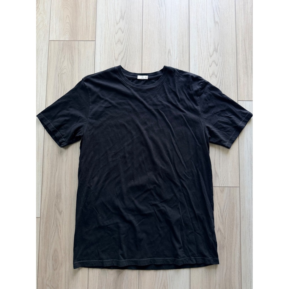 Flint and Tinder T-Shirt Mens Medium Black Short Sleeve Crewneck Made in USA